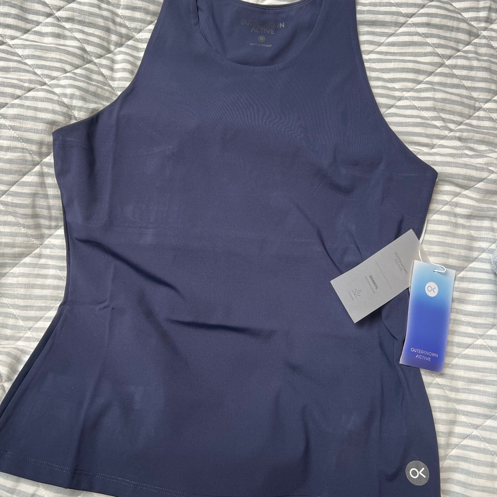 Women's Outerknown Active Navy Tank Top M, NWT